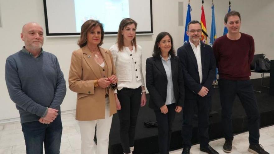 Miguel Prieto, Conchita Méndez, Lourdes García, María José Villanueva,  Sergio Calleja y Andrés Concha. | Irma Collín