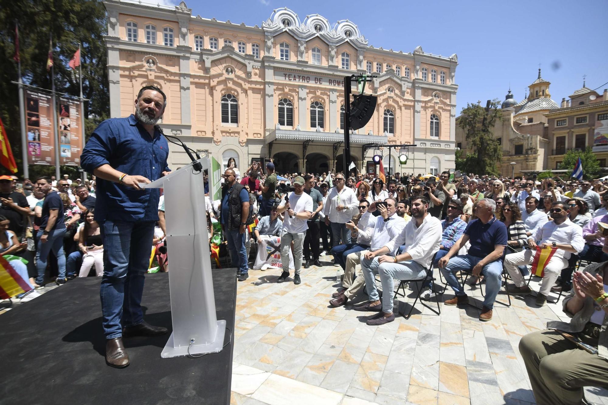 Acto de Santiago Abascal y Jorge Buxadé en Murcia