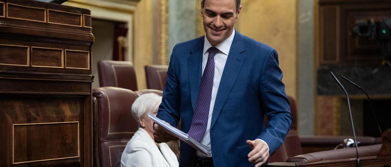 El candidato socialista a la presidencia del Gobierno, Pedro Sánchez