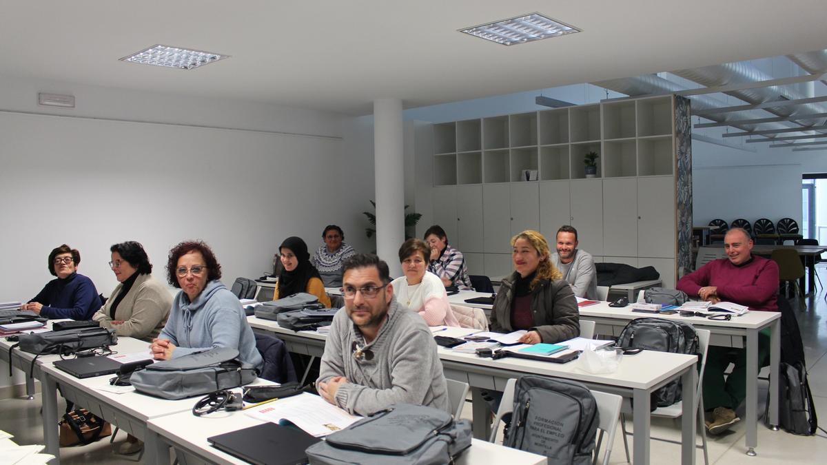 Asistentes a un curso de formación en Montilla.