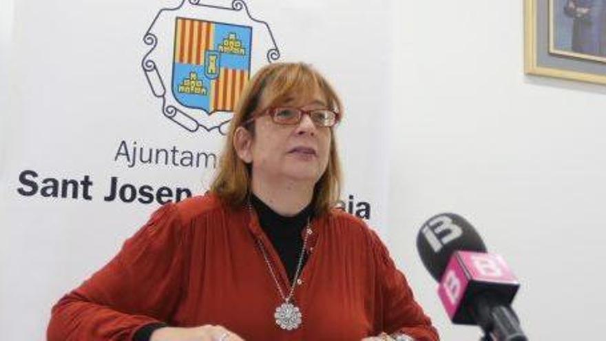 Paquita Ribas, concejala de Gobernación de Sant Josep.