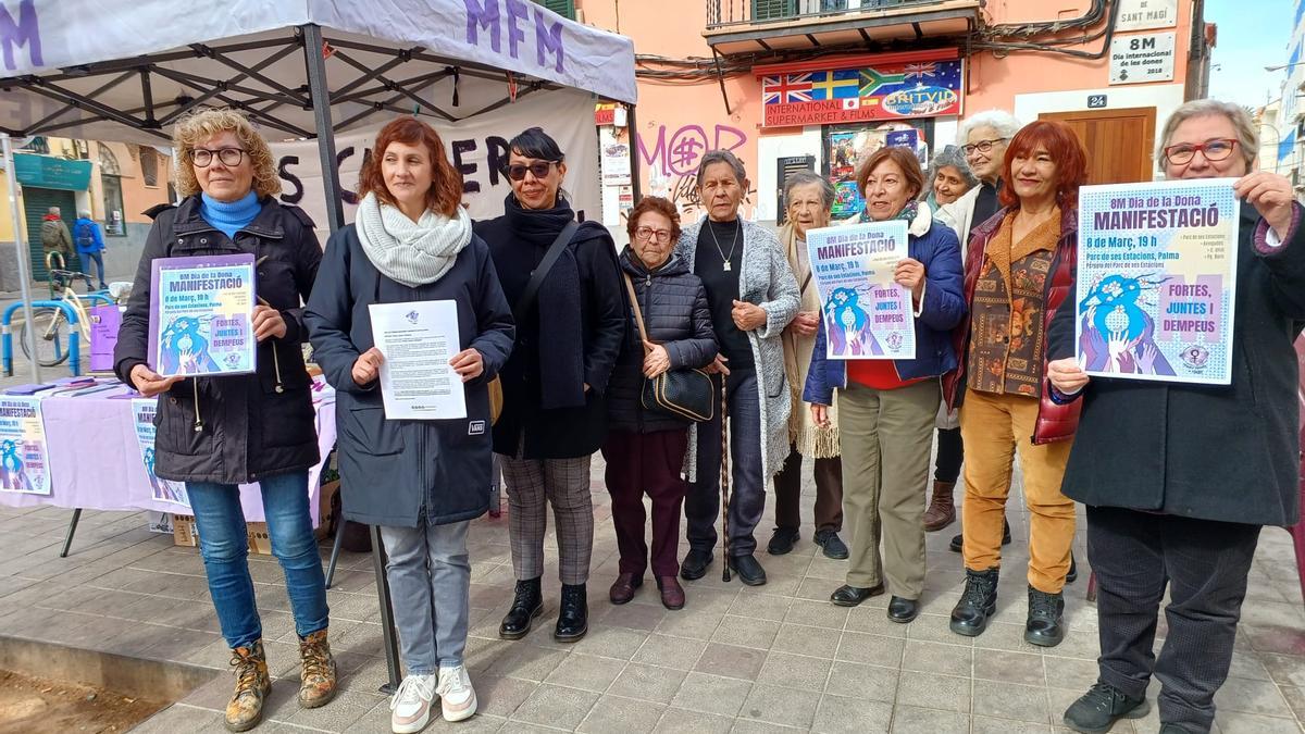 El Moviment Feminista de Mallorca mantiene el trayecto