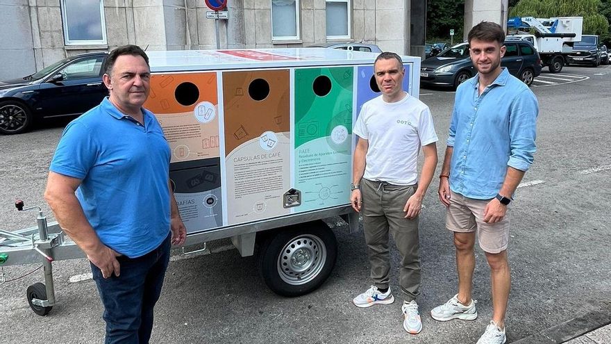 Corvera incorpora tres pequeñas &quot;islas ecológicas&quot; para el reciclaje de pequeños residuos domésticos en las parroquias del concejo