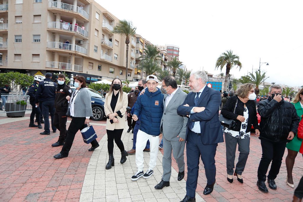 Pedro acosta en el Puerto de Mazarrón