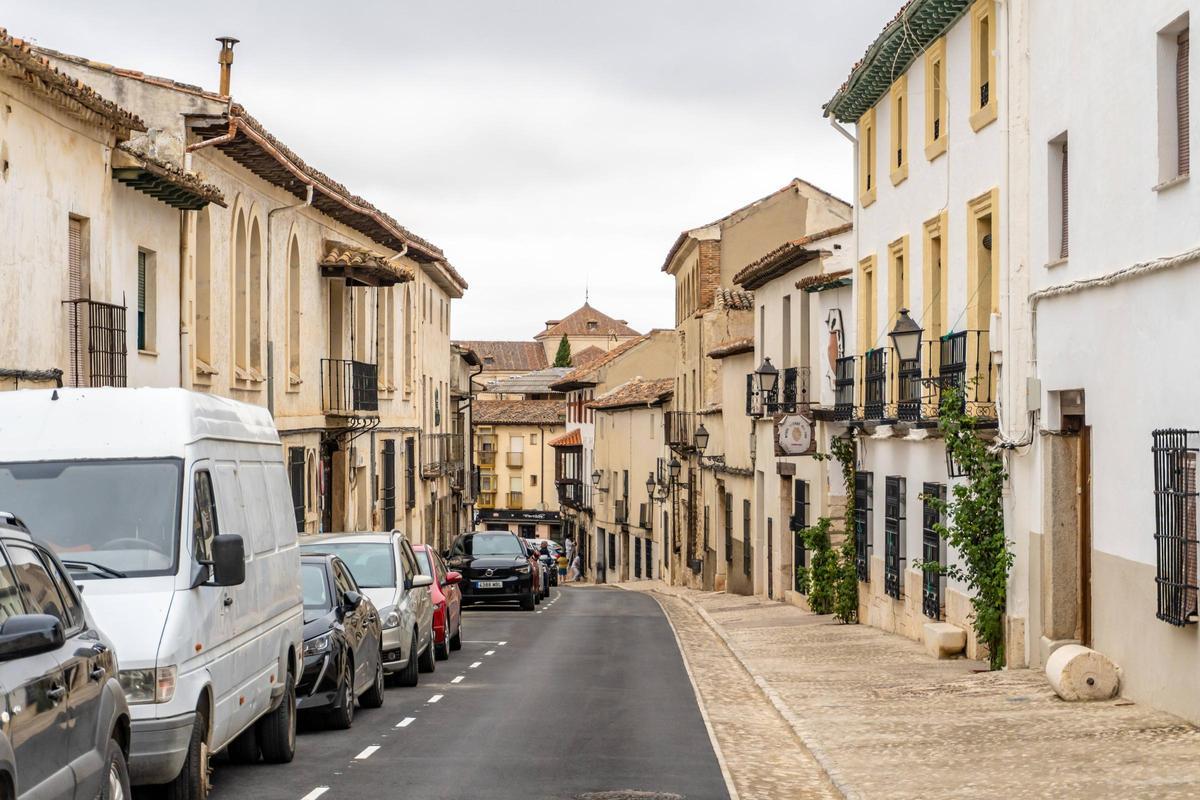 Las calles del centro histórico de Chinchón, Madrid