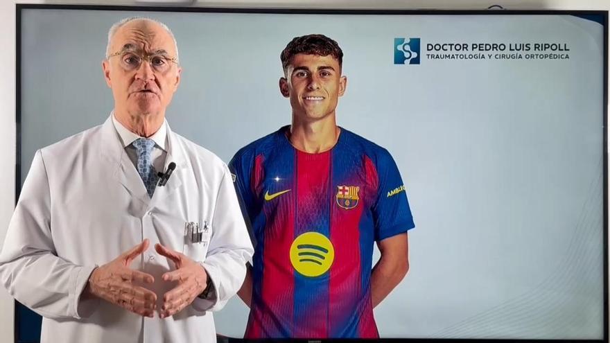 Fermín volverá a entrenarse en un plazo de dos meses, según el doctor Ripoll