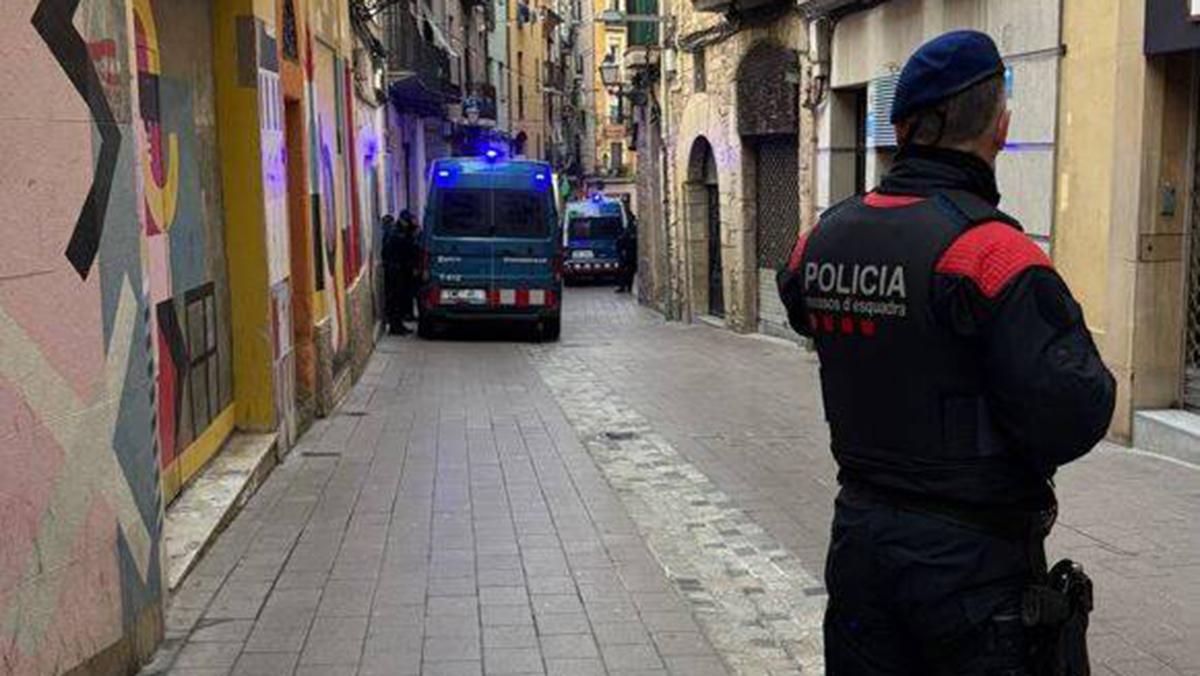 Mossos dEsquadra en Manresa