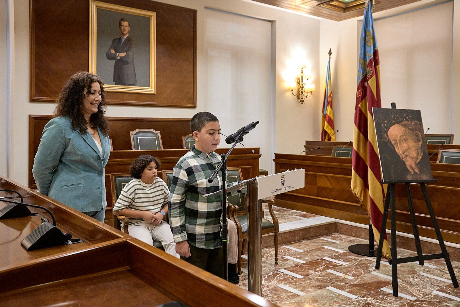 Las imágenes del acto institucional del 9 d'Octubre en Gandia