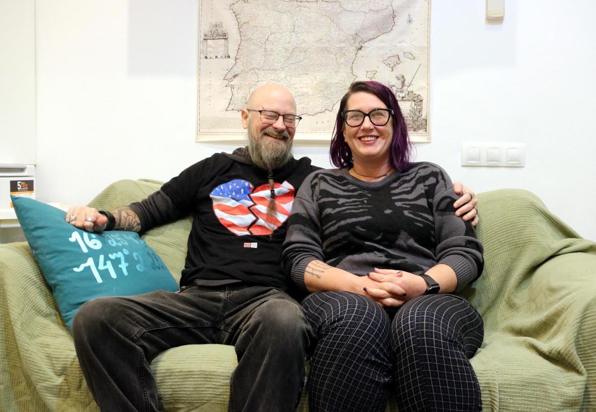 Benjamin i Chrys Gorman.