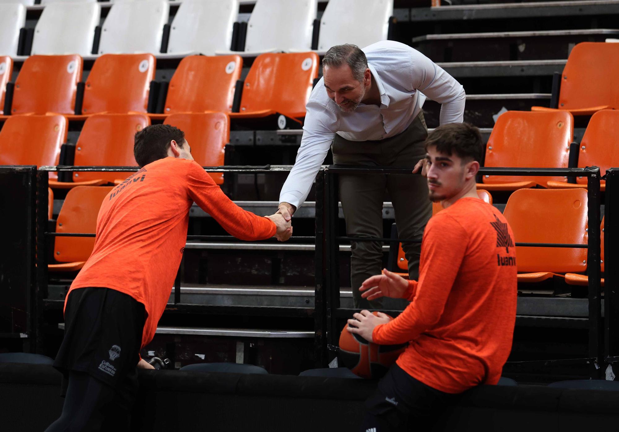 Entrenamiento previo al partido de Euroleague frente al Anadolu Efes Istanbul