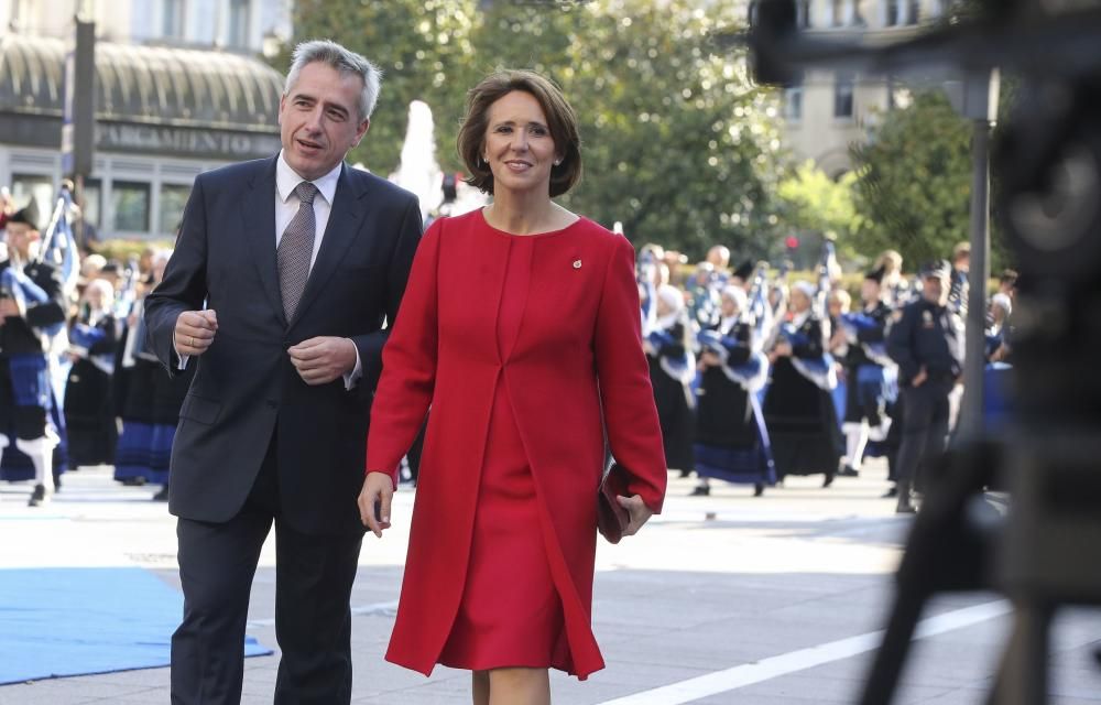 La alfombra azul de los premios "Princesa de Asturias" 2016"