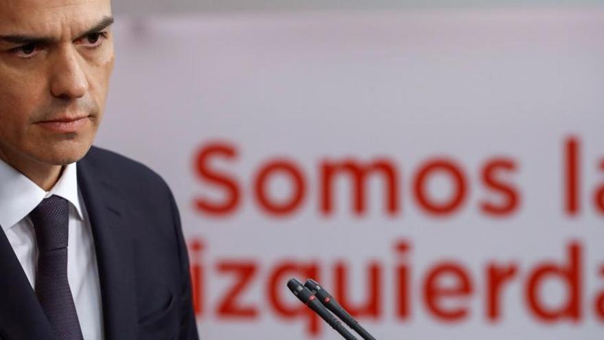 El socialista Pedro Sánchez.
