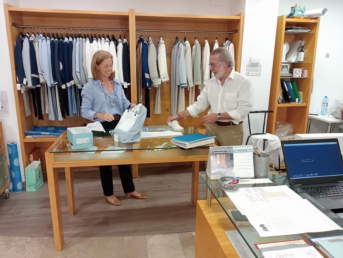 Ana Torregrosa y su marido, en La Cuna de Gandia