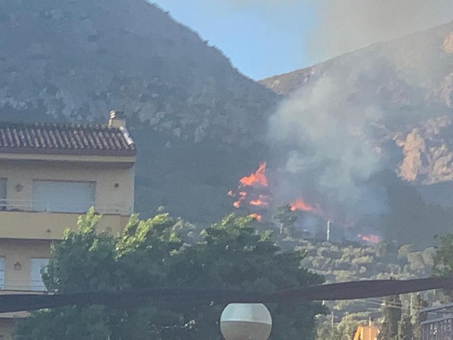 Incendi al Castell del Montgrí