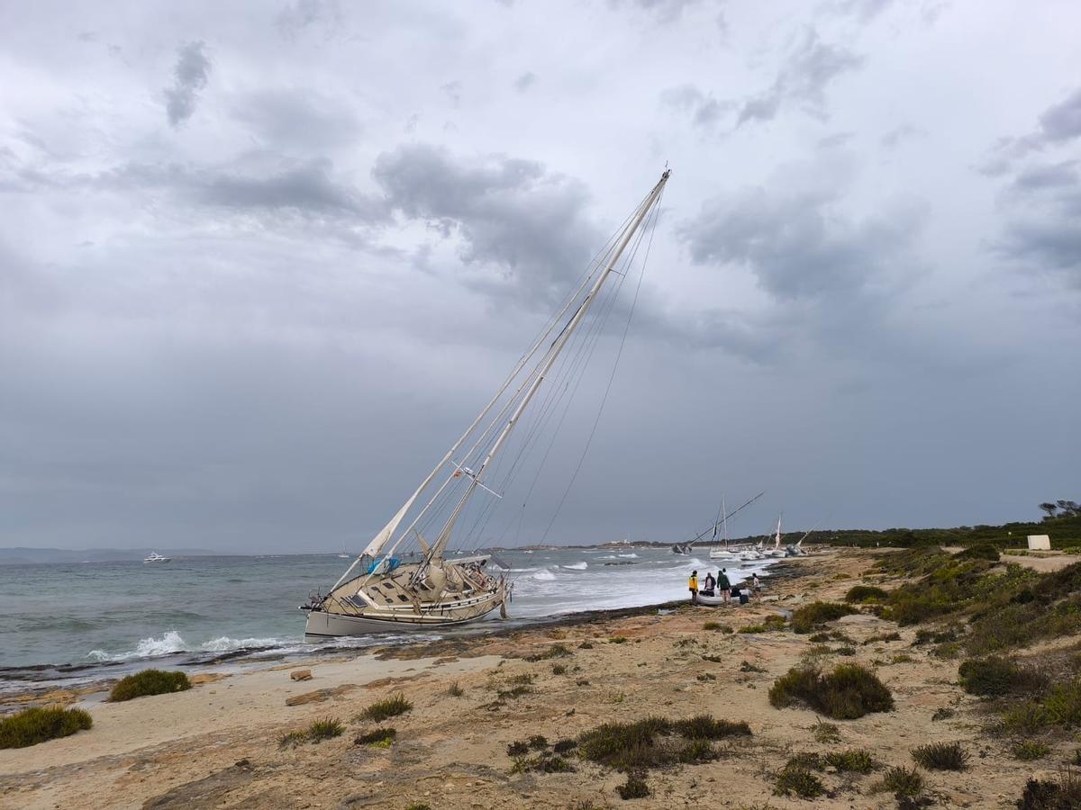 La DANA golpea con fuerza Formentera