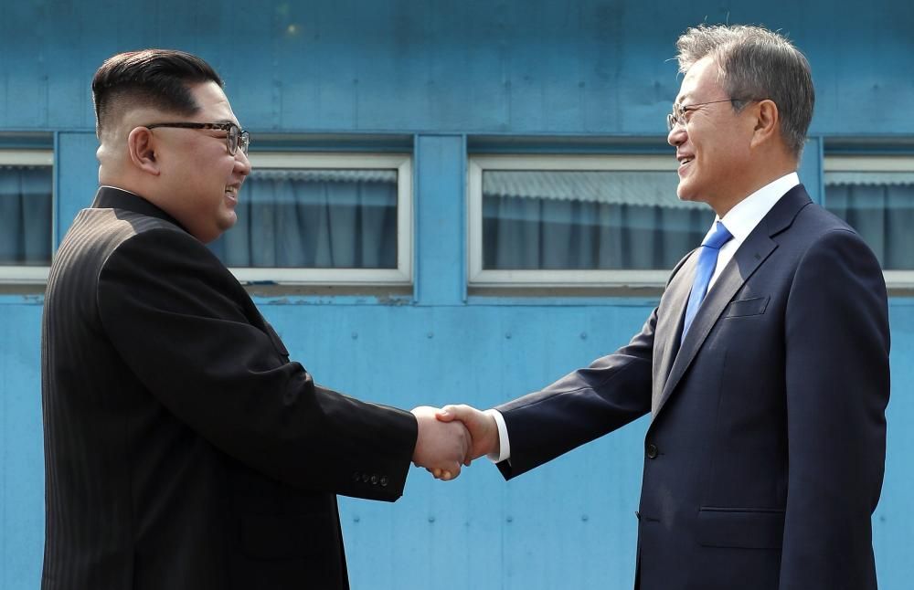 Encuentro entre Kim Jong-un y Moon Jae-in