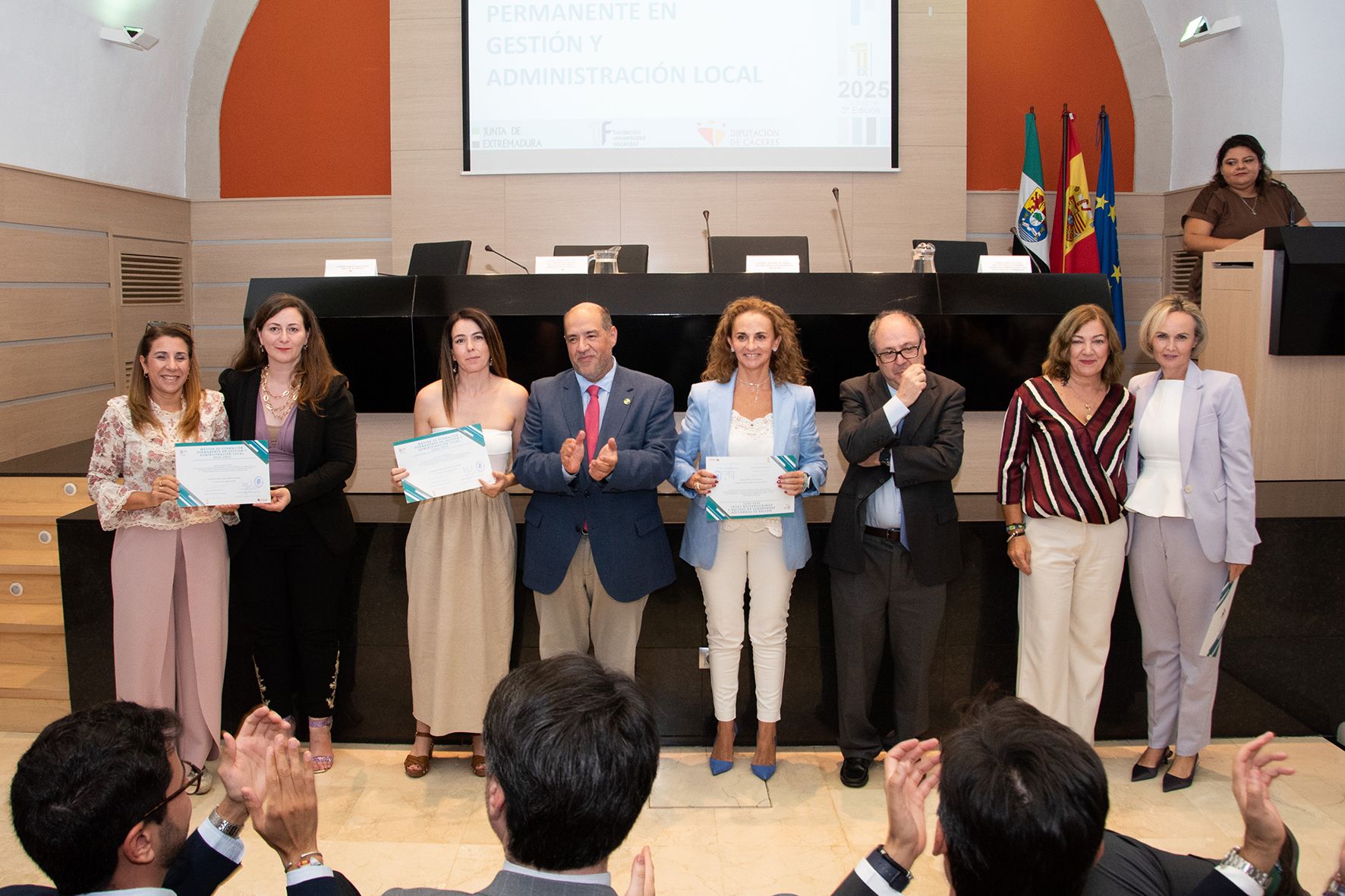 Acto de inauguración de la tercera edición del Máster de Formación en Gestión y Administración Local