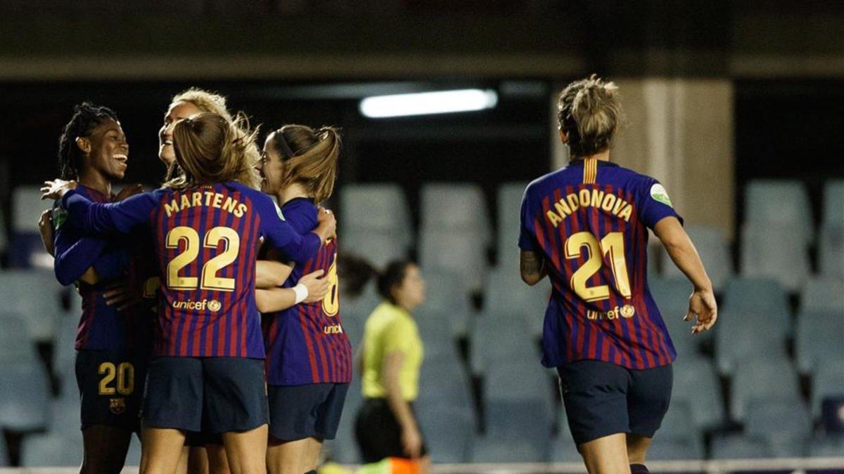 Vuelve la Champions femenina al Mini Estadi este mes de marzo