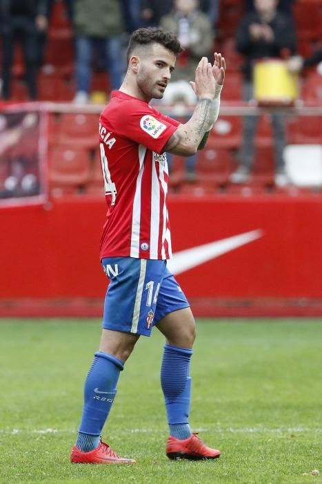 El partido entre el Real Sporting y el Numancia, en imágenes