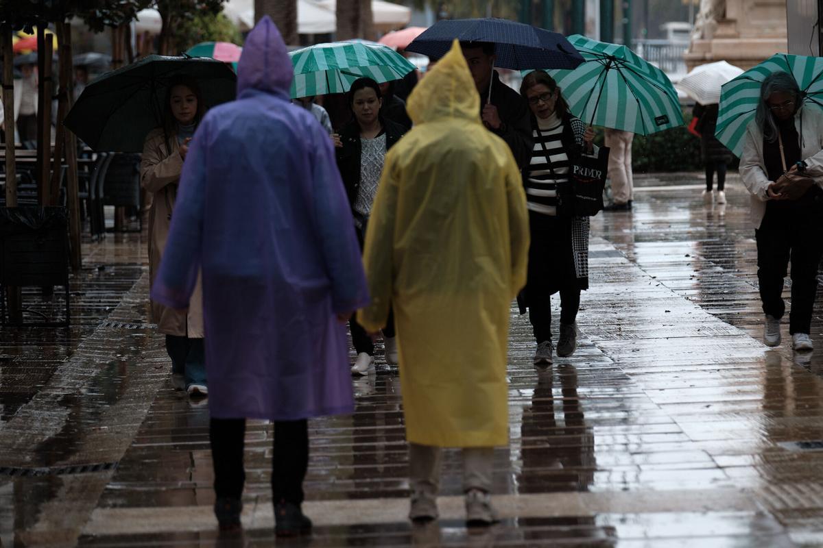 Así ha sido el paso de la borrasca Marta por Málaga capital Así ha sido el paso de la borrasca Marta por Málaga capital