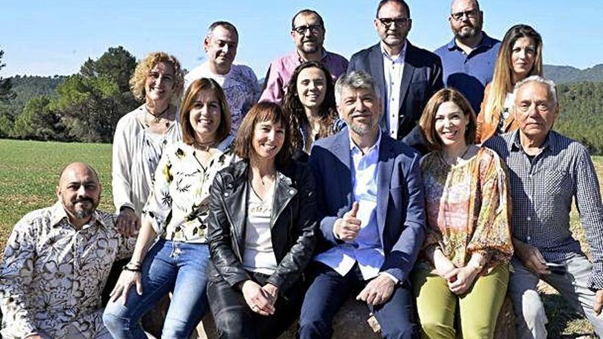 Integrants de la candidatura de Junts per Sant Salvador