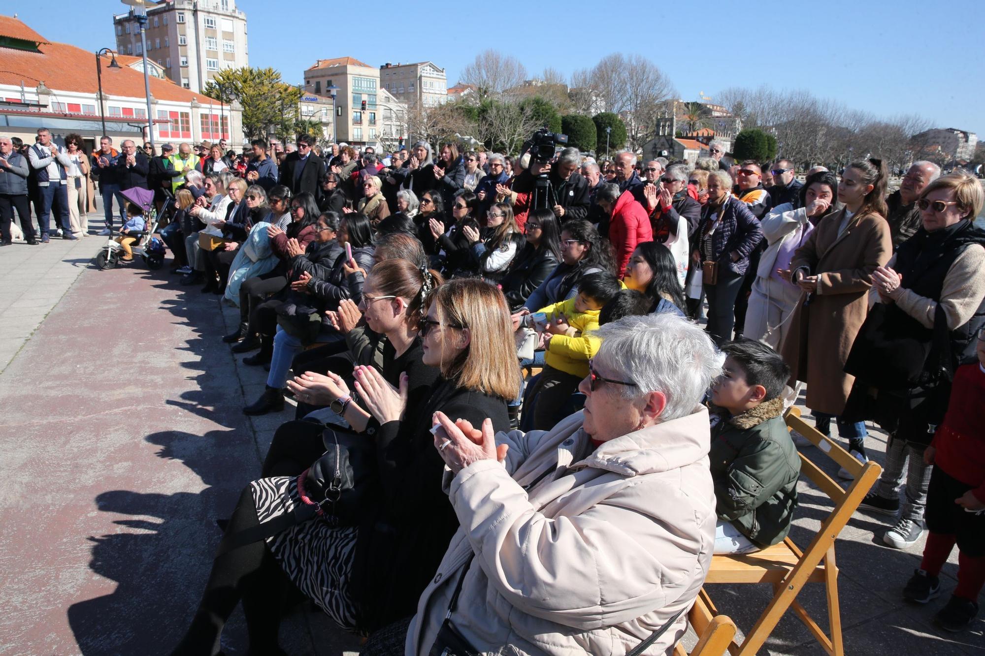 Cangas recuerda para la eternidad a los 21 del 'Pitanxo'