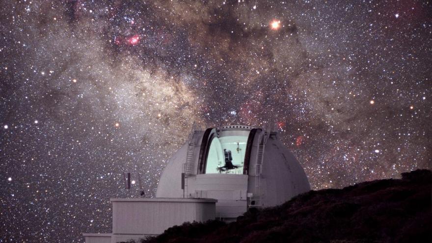 Los telescopios de La Palma echan el cierre a causa del volcán de La Palma