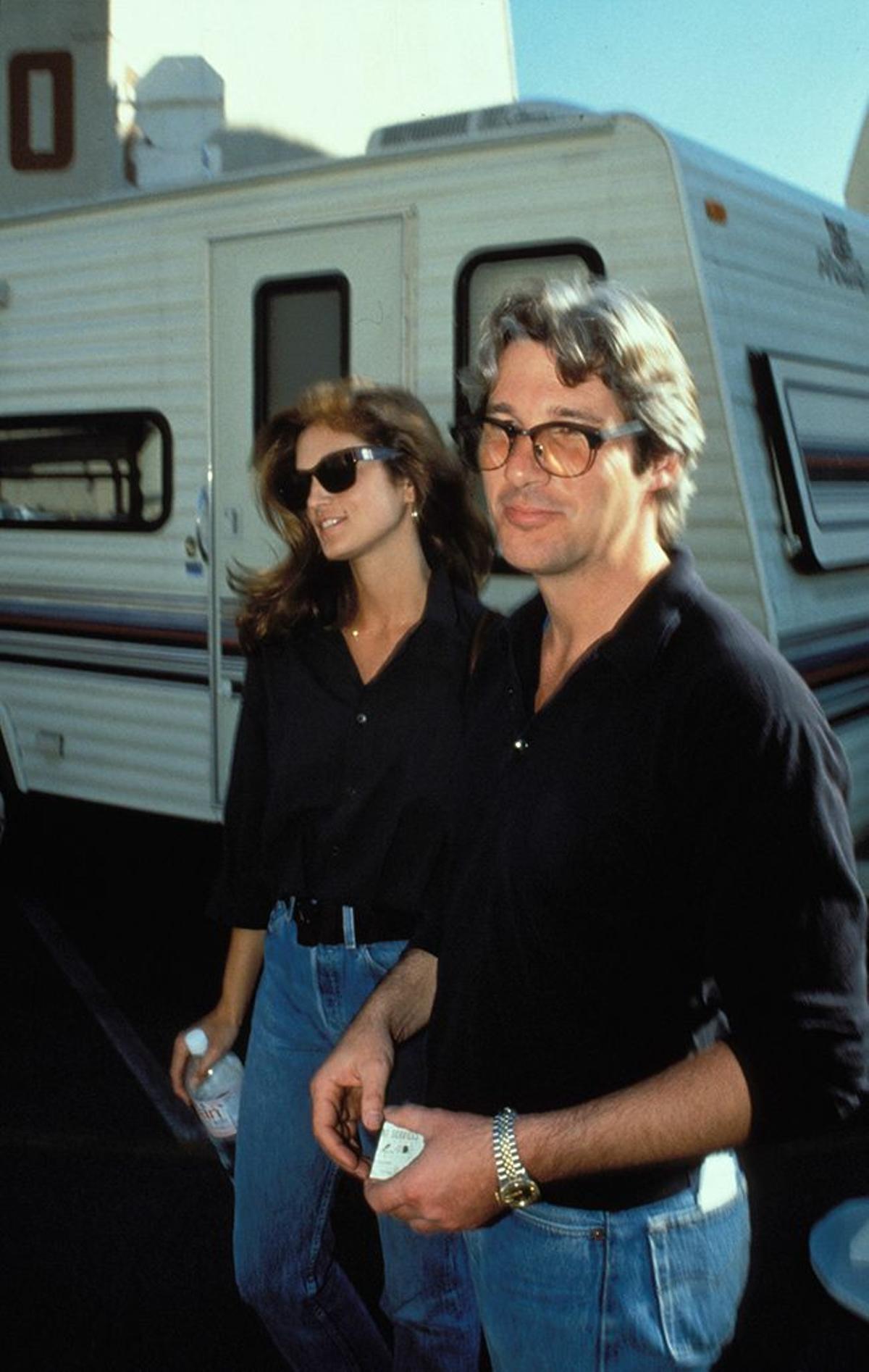 Richard Gere y su primera mujer, Cindy Crawford