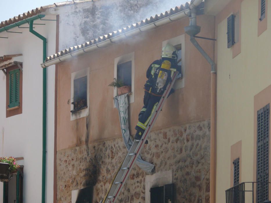 Arde la vivienda de una mujer que iba a ser desahuciada en Palma
