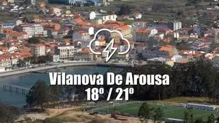 El tiempo en Vilanova de Arousa: previsión meteorológica para hoy, martes 8 de septiembre