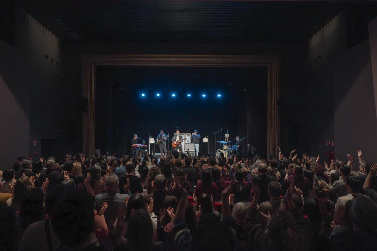 El concert d'Ernest Prana al Teatre de Bescanó el diumenge.