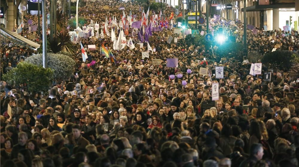 Manifestación del 8-M en Vigo