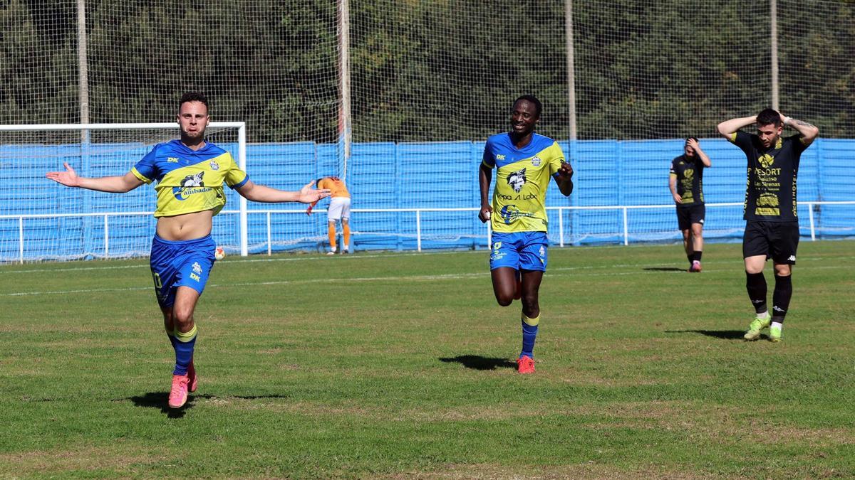 Los amarillos superaron al Viveiro (2-0).