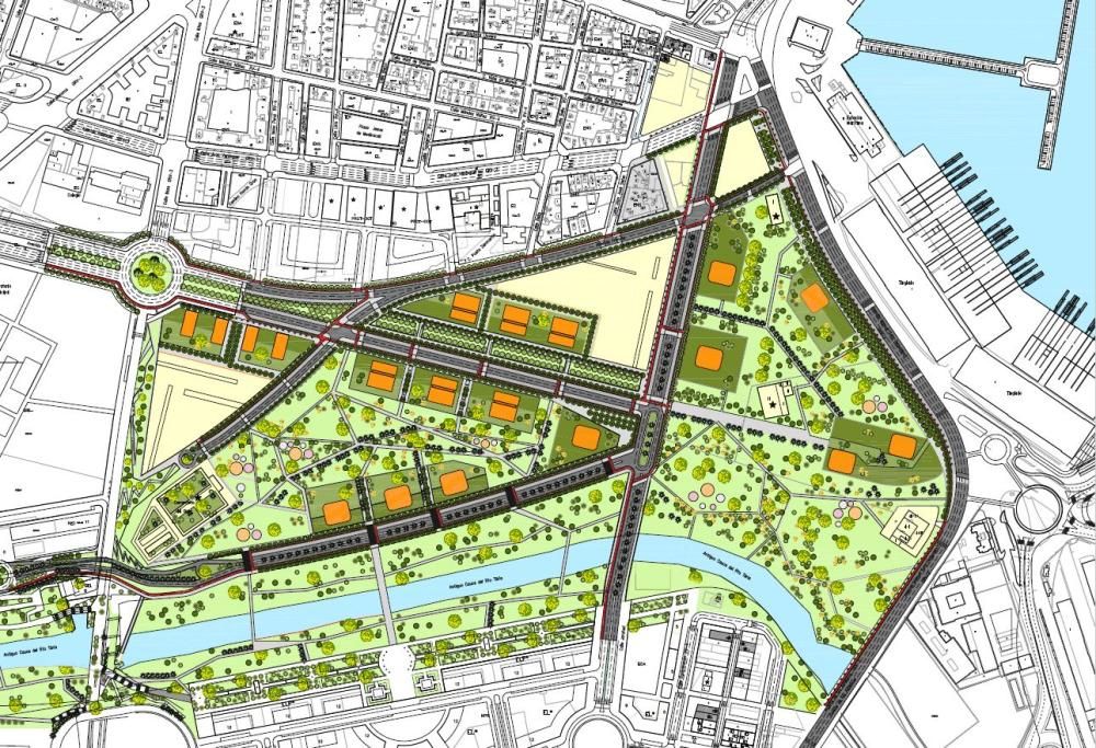 Recreación de cómo quedará la zona con el nuevo PAI del Grau.