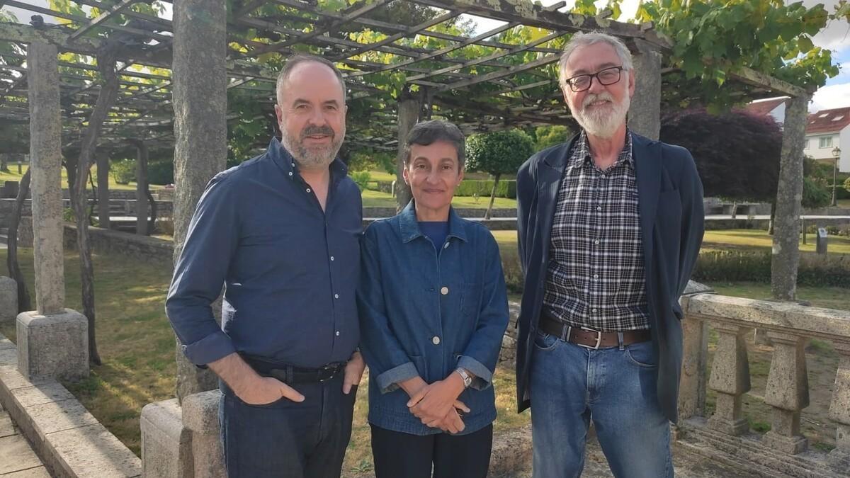 Jurado compuesto por Carlos Negro Romero, iquierda, Dolores Vilavedra y Carlos Portas