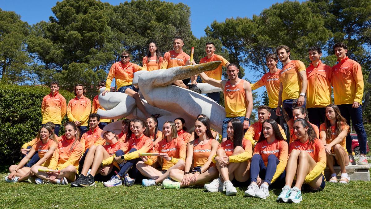 La selección española, en el CAR Sant Cugat antes del 'corte' final