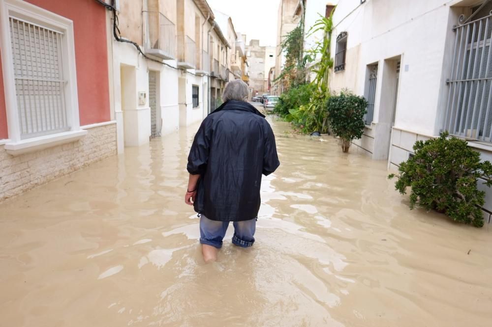 Las imágenes de las inundaciones en Almoradí y Dolores