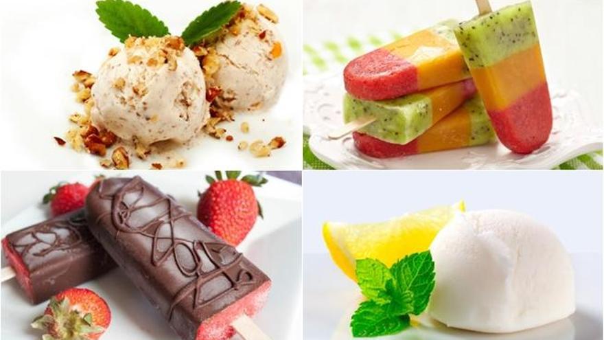 Los helados de frutas son una opción mucho más sana