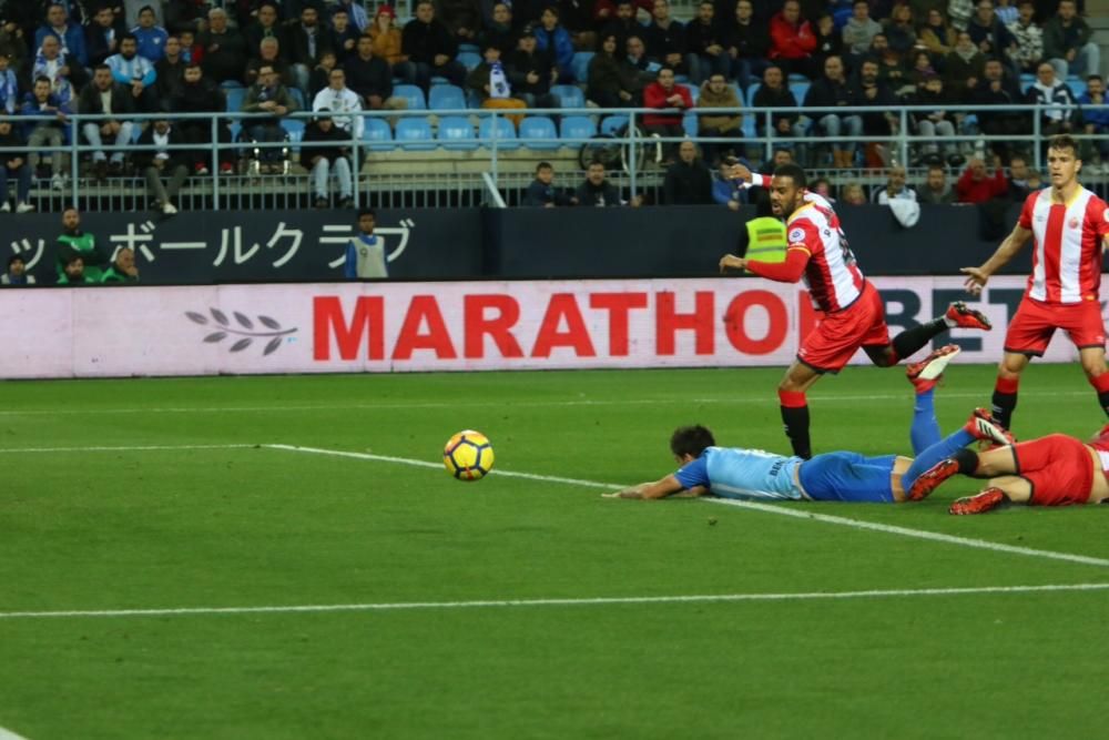 Les millors imatges del Màlaga - Girona (0-0)