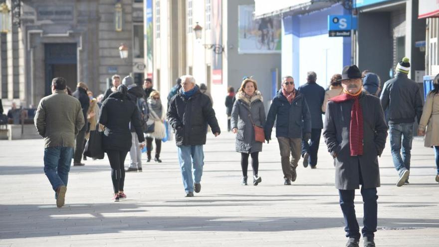 Las mínimas caen en Galicia