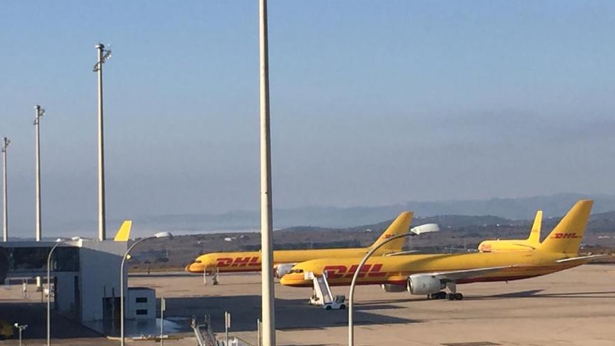 El aeropuerto de Castelló recibe cuatro Boeing para su desmontaje