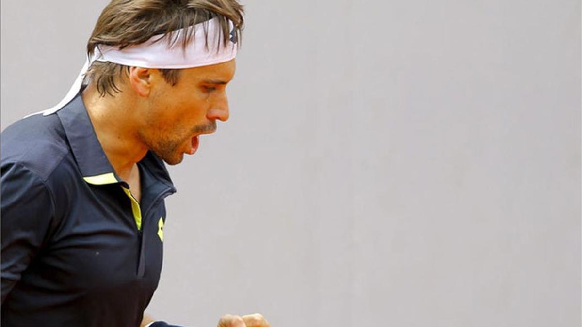 David Ferrer, en Roland Garros