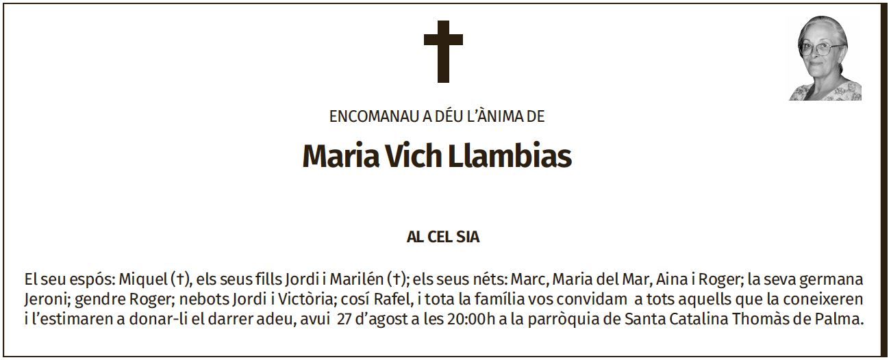 Maria Vich Llambias