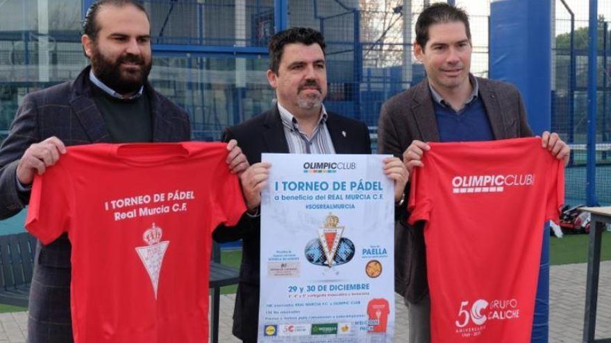 Organizan un torneo de pádel para ayudar al Real Murcia