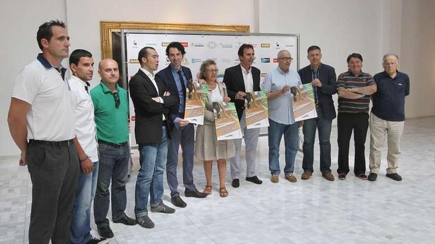 Acto de presentación del Gran Premio Festas de Ourense de atletismo en pista.