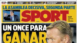 Estas son las portadas de la prensa deportiva de hoy