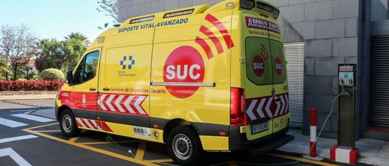 Imagen de archivo de una ambulancia del SUC.