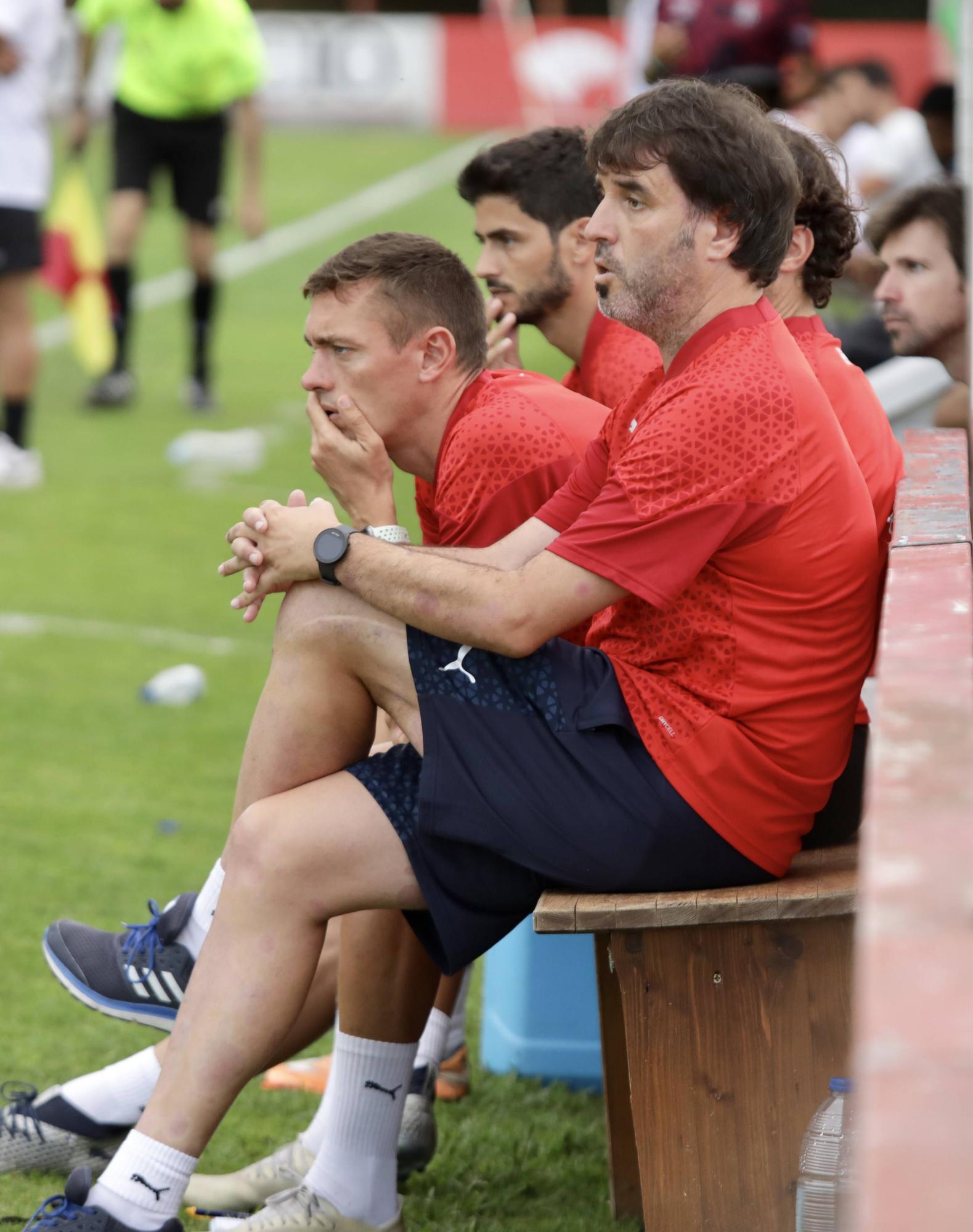 El partido en mareo entre el Sporting Atlético y el Real Avilés, en imágenes