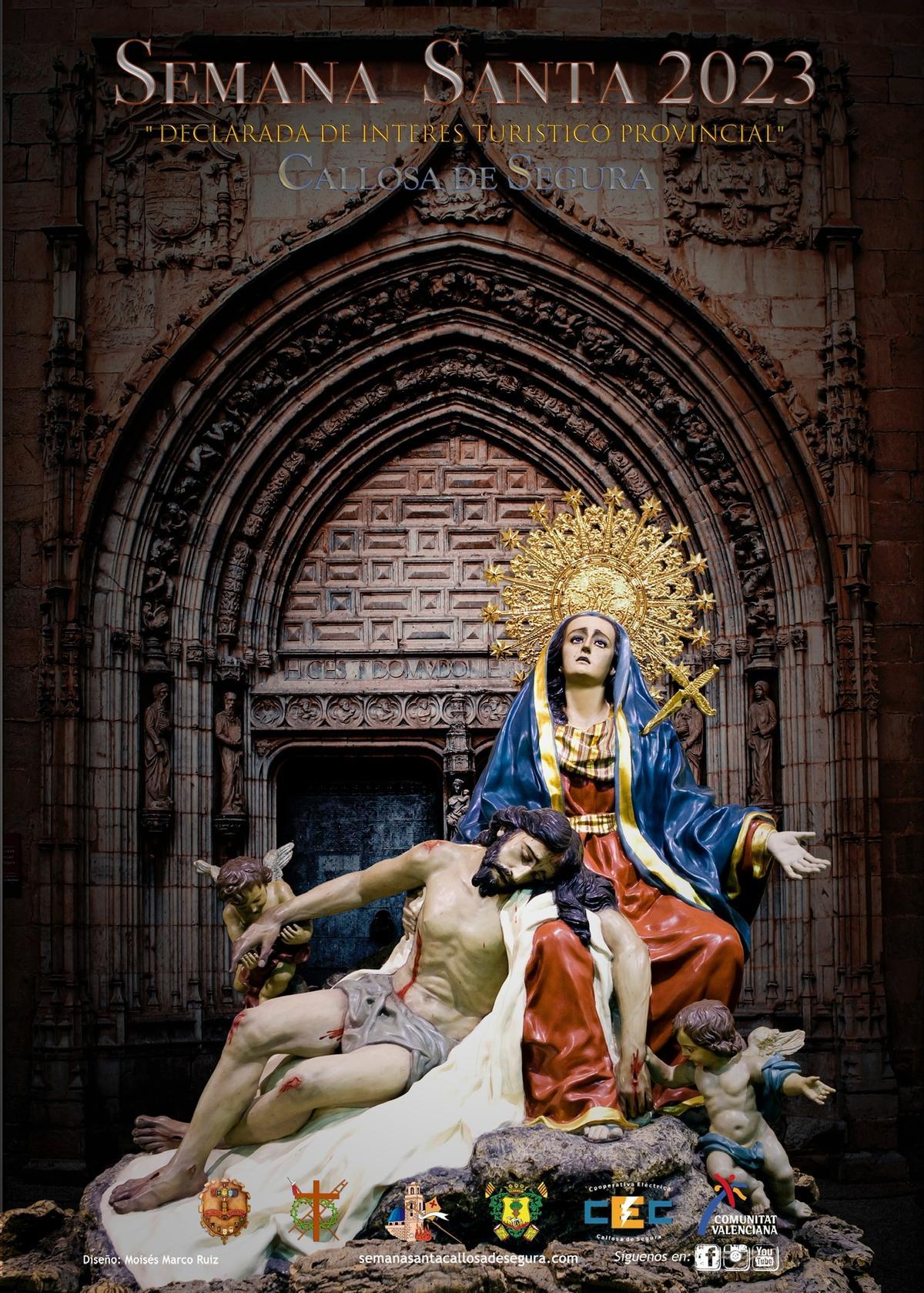 Cartel de Semana Santa en Callosa 2023.