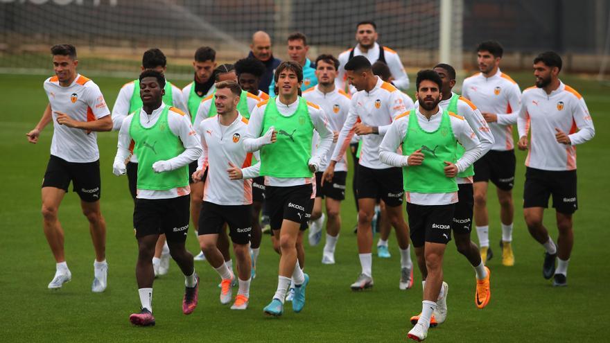 Así ha sido el entrenamiento de hoy del Valencia CF